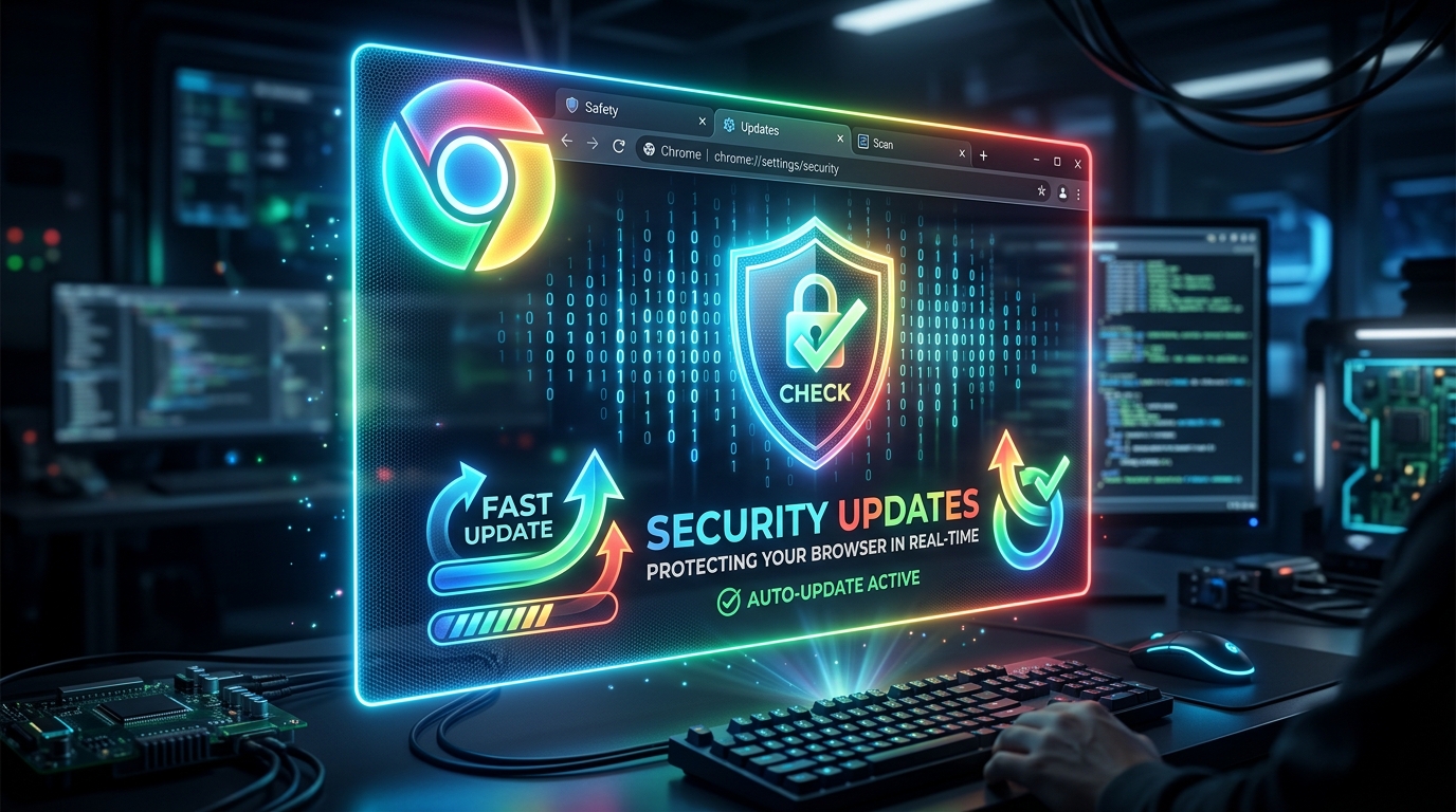 Google Chrome 153 browser fast two-week security update and cybersecurity protection interface osmanix
